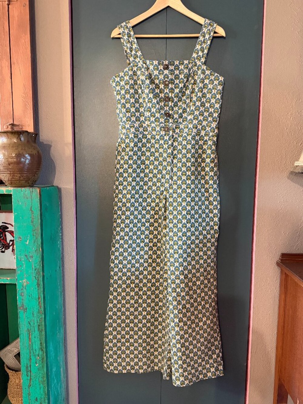 Maeve The Portside Button-Front Jumpsuit, size 12 - Picture 3 of 10